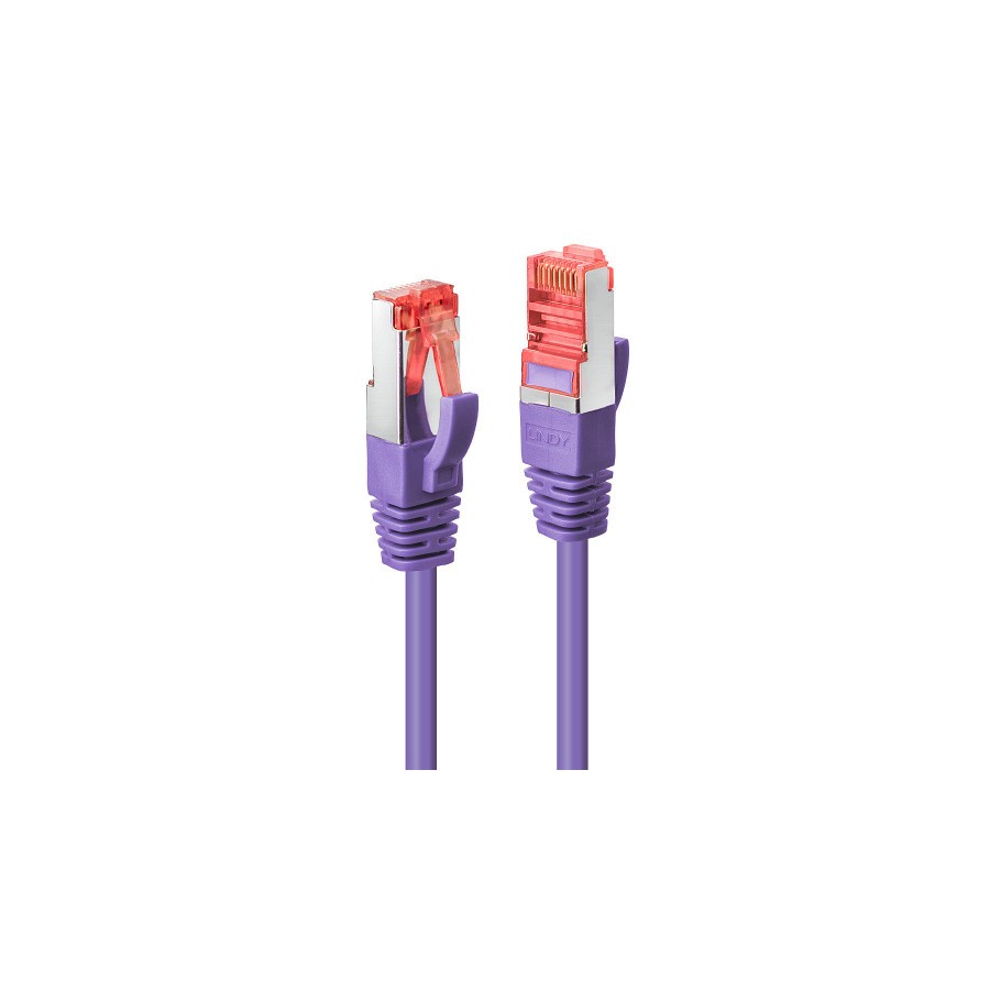 37975-Lindy 47827 cable de red Purpura 7,5 m Cat6 S/FTP (S-STP)