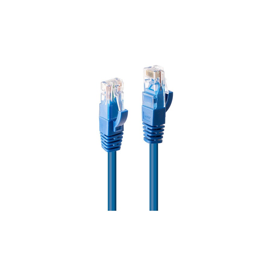 38051-Lindy 48016 cable de red Azul 0,5 m Cat6 U/UTP (UTP)