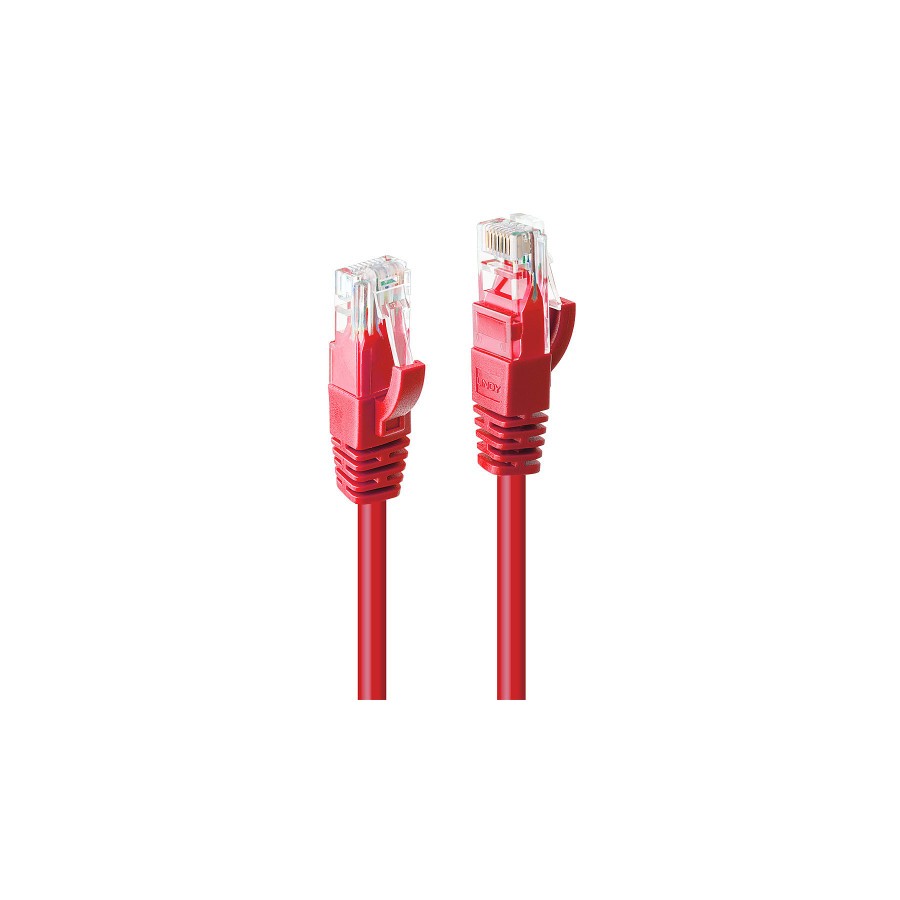 38077-Lindy 48035 cable de red Rojo 5 m Cat6 U/UTP (UTP)