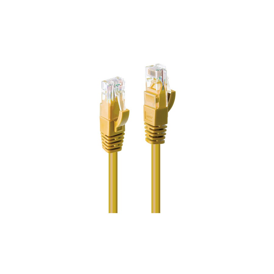 38117-Lindy 48064 cable de red Amarillo 3 m Cat6 U/UTP (UTP)