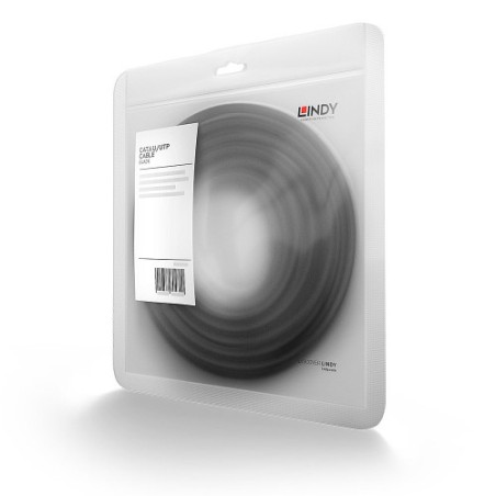 38134-Lindy 48076 cable de red Negro 0,5 m Cat6 U/UTP (UTP)