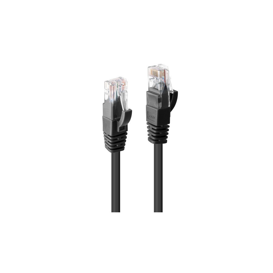 38137-Lindy 48078 cable de red Negro 2 m Cat6 U/UTP (UTP)