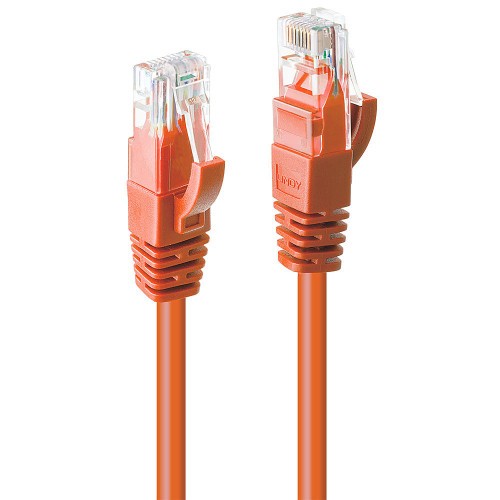 38188-Lindy 48112 cable de red Naranja 10 m Cat6 U/UTP (UTP)