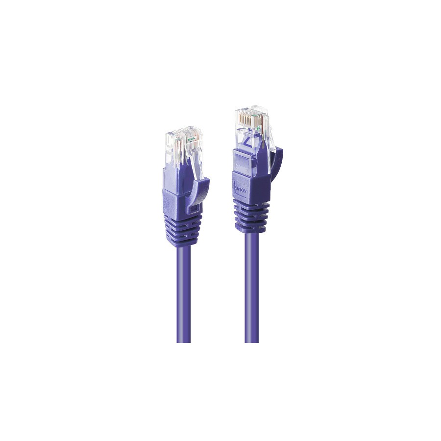 38196-Lindy 48120 cable de red Purpura 0,3 m Cat6 U/UTP (UTP)