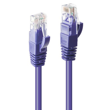 38196-Lindy 48120 cable de red Purpura 0,3 m Cat6 U/UTP (UTP)