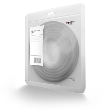 38221-Lindy 48161 cable de red Gris 0,5 m Cat6 U/UTP (UTP)