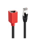 38306-Lindy 60189 cable de red Negro, Rojo 0,2 m Cat6a