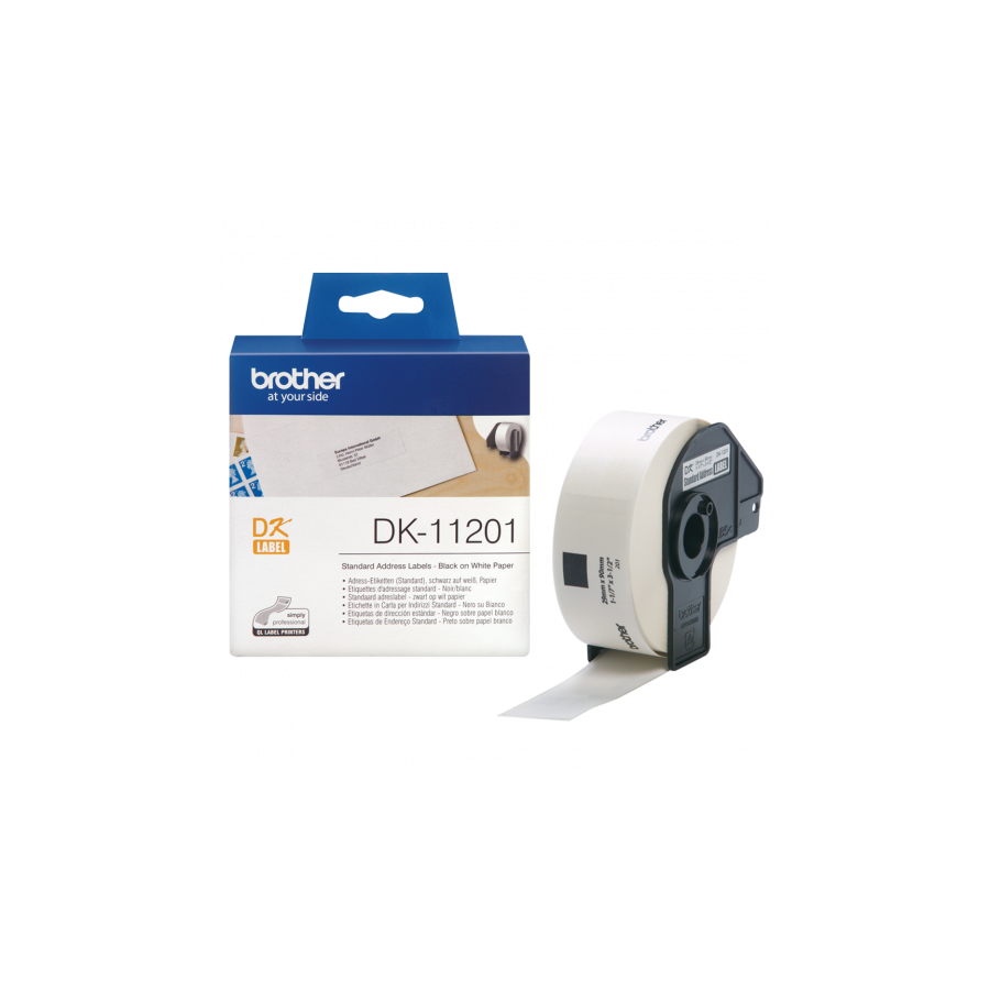 3831-Brother Etiquetas precortadas de direccion estandar