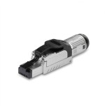 38310-Lindy 62411 conector RJ45 Negro, Plata