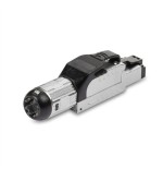 38311-Lindy 62411 conector RJ45 Negro, Plata