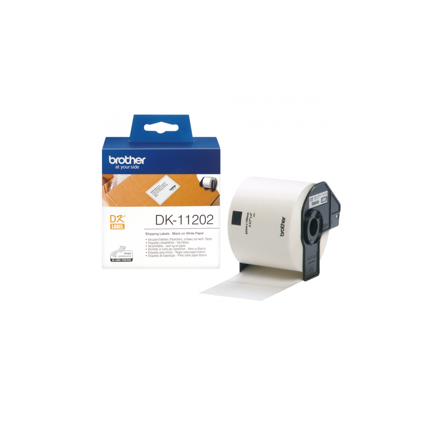 3832-Brother Etiquetas precortadas para envios (papel termico)