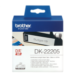 3837-BROTHER CINTA DE PAPEL CONTINUO BLANCA, 62MM X 30,48M  (DK22