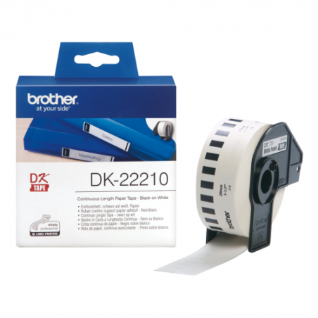 3838-BROTHER CINTA DE PAPEL CONTINUO BLANCO, 29MM X 30,48M  (DK22