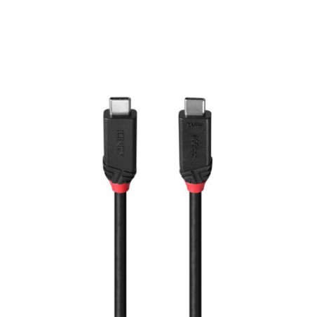 38524-Lindy 37002 cable USB USB4 Gen 3x2 2 m USB C Negro