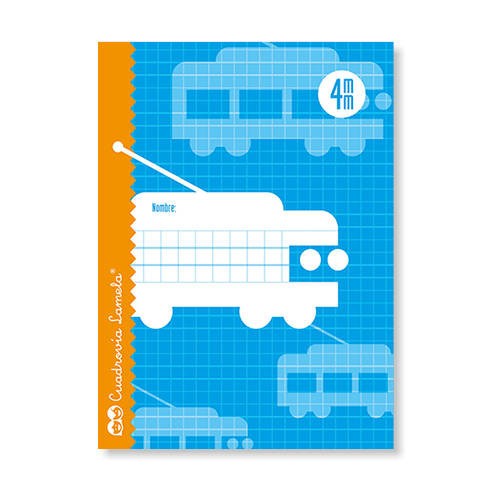 3871-LIBRETA CUBIERTA BASICA 4o RAYADO 4 MM 16 HOJAS LAMELA 05004