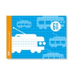 3872-LIBRETA CUBIERTA BASICA 4o APAISADO RAYADO 6 MM 16 HOJAS LAMELA 05006