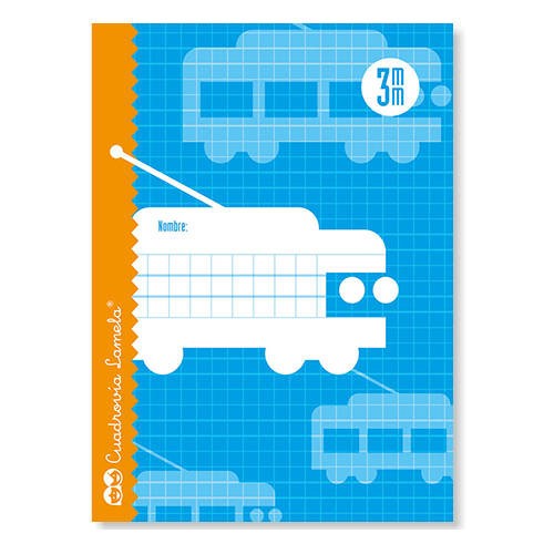 3874-LIBRETA CUBIERTA BASICA 4o RAYADO 3 MM 30 HOJAS LAMELA 06003