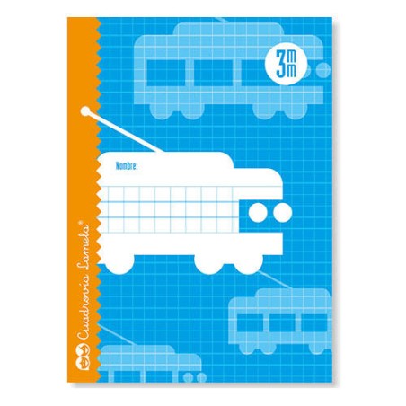 3874-LIBRETA CUBIERTA BASICA 4o RAYADO 3 MM 30 HOJAS LAMELA 06003