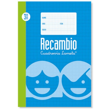 3888-RECAMBIO FORMATO FOLIO RAYADO 3 MM LAMELA 09003