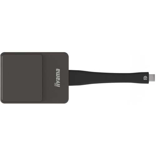38888-iiyama WP D002C adaptador Smart TV USB 4K Ultra HD Negro, Plata