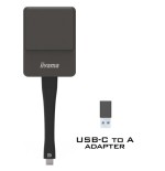 38889-iiyama WP D002C adaptador Smart TV USB 4K Ultra HD Negro, Plata
