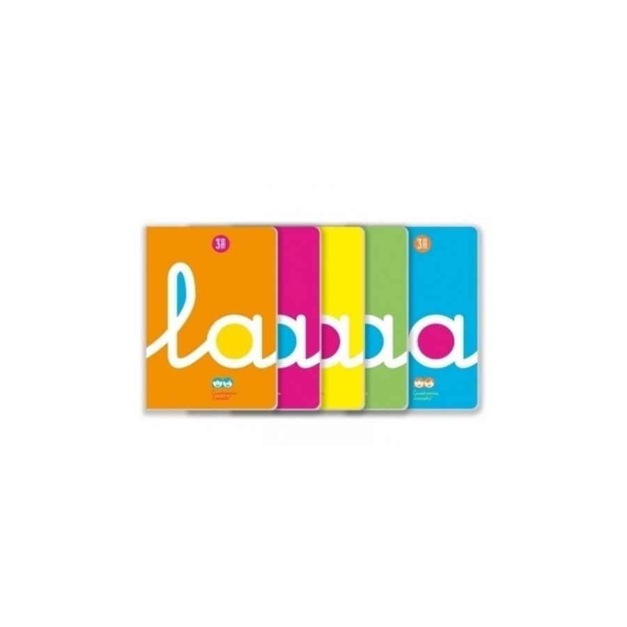 3904-LIBRETA LAMELA FORMATO A4 RAYADO 3 MM - 50 HOJAS POLIPROPILENO 90 GRS. LAMELA 06A4P03