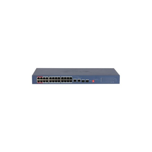 39155-(DH-CS4226-24ET-240-V2) DAHUA SWITCH 26 PUERTOS CLOUD MANAGED, 24 PUERTOS POE, 240W, HI-POE, L2