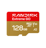 39156-SANDISK EXTREME GO MICROSD UHS-I 128GB MICROSD 240MB/S(R) / 120MB/S(W)