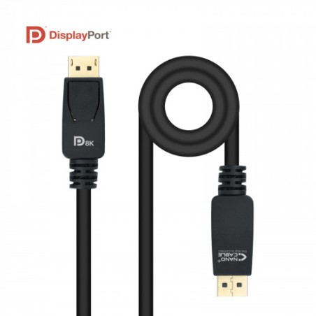 39328-Nanocable 10.15.2503 cable DisplayPort 3 m Negro