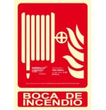 3937-SENAL "BOCA DE INCENDIO" 210X300 PVC ROJO ARCHIVO 2000 6171-03H RJ