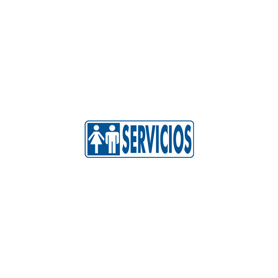 3939-SENAL "SERVICIOS" 175X65 PVC GRIS ARCHIVO 2000 6177-00 GS