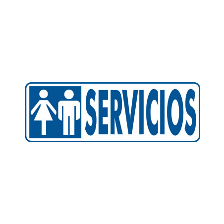 3939-SENAL "SERVICIOS" 175X65 PVC GRIS ARCHIVO 2000 6177-00 GS