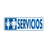3939-SENAL "SERVICIOS" 175X65 PVC GRIS ARCHIVO 2000 6177-00 GS