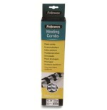 394-PACK 100 CANUTILLOS PLASTICO 12 MM. NEGRO FELLOWES 5346507