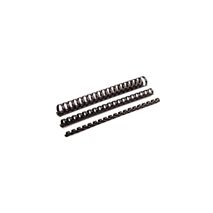 395-PACK 100 CANUTILLOS PLASTICO 14 MM. NEGRO FELLOWES 5346907