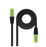 39613-Nanocable Cable de Red Latiguillo RJ45 CAT.6 UTP AWG26 CCA, Negro, 2 m