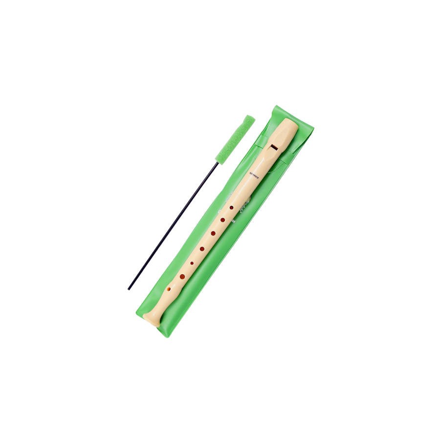 3965-FLAUTA ESCOLAR SINTETICA CON FUNDA VERDE HOHNER HH9508