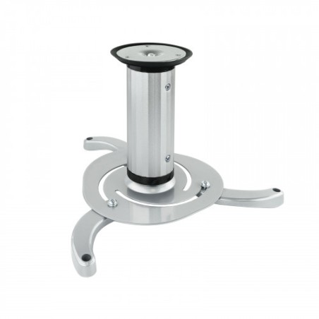 39687-TooQ SOPORTE UNIVERSAL DE TECHO GIRATORIO 360o PARA PROYECTOR PLATA