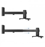 39692-TooQ SOPORTE UNIVERSAL DE PARED GIRATORIO 360o E INCLINABLE PARA PROYECTOR NEGRO