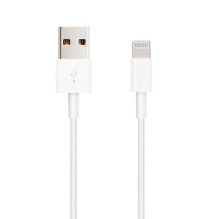 39706-Nanocable CABLE LIGHTNING IPHONE A USB 2.0, IPHONE LIGHTNING-USB A/M, 1.0 M