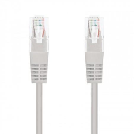 39714-Nanocable CABLE RED LATIGUILLO RJ45 CAT.5E UTP AWG24, 3.0 M