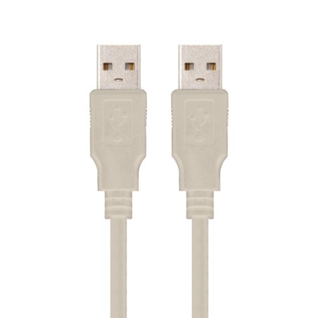 39729-Nanocable CABLE USB 2.0, TIPO A/M-A/M, 1.0 M