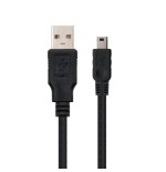 39733-Nanocable CABLE USB 2.0, TIPO A/M-MINI USB 5PIN/M, 1.8 M