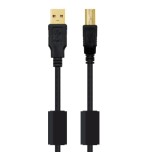 39775-Nanocable 10.01.1203 cable USB USB 2.0 3 m USB A USB B Negro