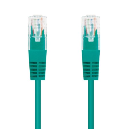39868-Nanocable 10.20.0101-GR cable de red Verde 1 m Cat5e U/UTP (UTP)
