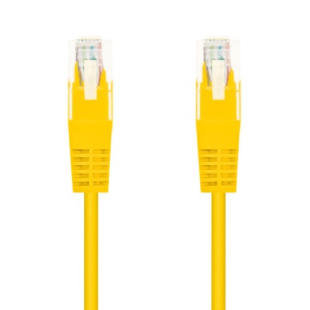 39924-NANOCABLE CABLE RED LATIGUILLO RJ45 CAT.6 UTP AWG24, AMARILLO, 0.5 M (10.20.0400-Y)