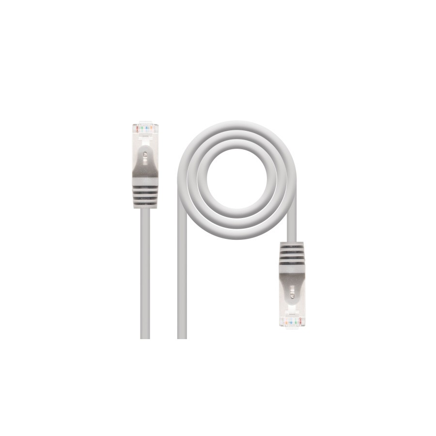 39937-NANOCABLE CABLE RED LATIGUILLO RJ45 CAT.5E FTP AWG24, 0.5 M (10.20.0600)