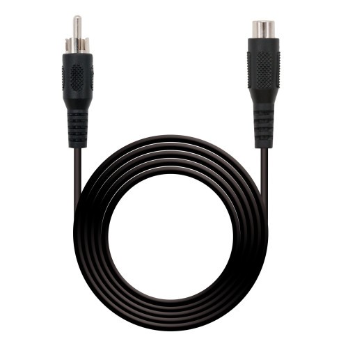 39978-Nanocable 10.24.0505 cable de audio 5 m RCA Negro