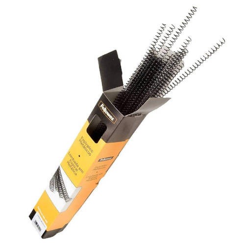 401-PACK 100 ESPIRALES METALICAS 24 MM. NEGRO FELLOWES 5111001