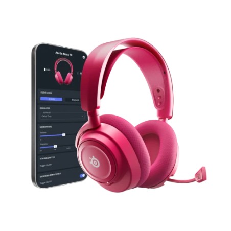 40121-Steelseries Arctis Nova 7P Gen 2 Auriculares Inalambrico Diadema Juego Bluetooth Magenta